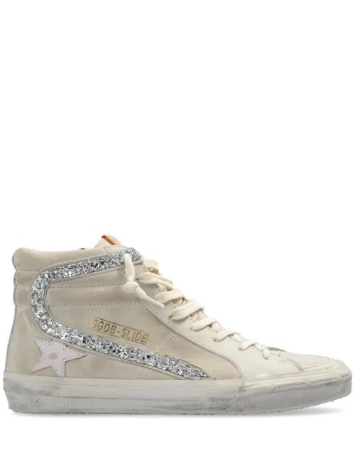 Baskets montantes Slide en daim - Golden Goose - Modalova