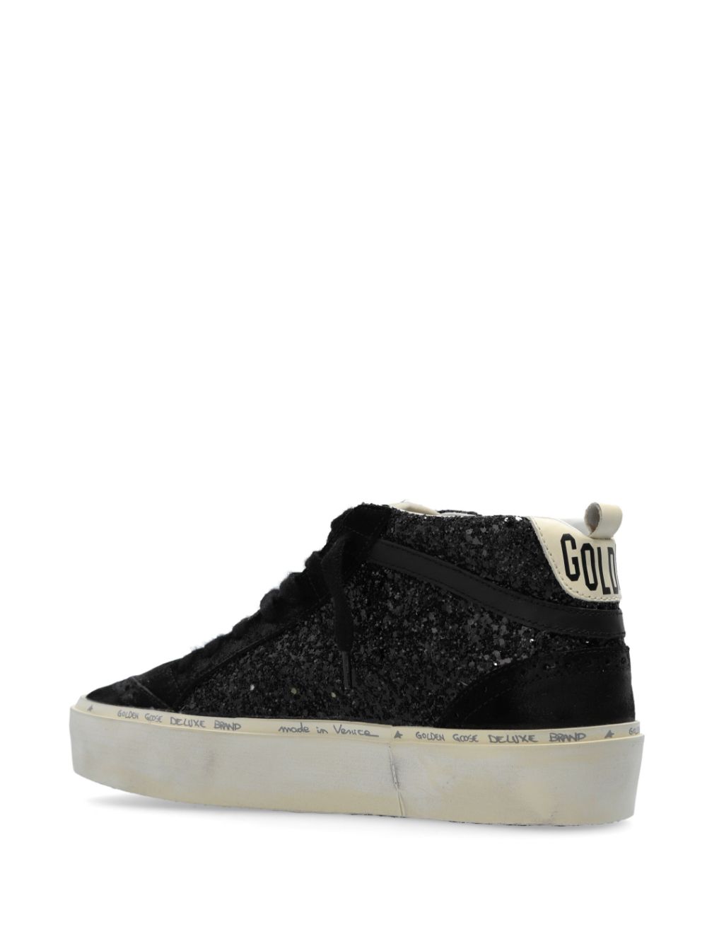 Golden Goose Mid Star high-top sneakers Zwart