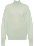 Jil Sander roll-neck fine-knit jumper - Green