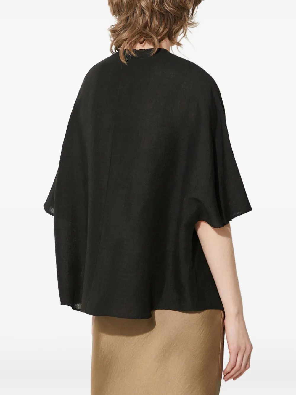 Undercover chain-embellished boxy top Zwart