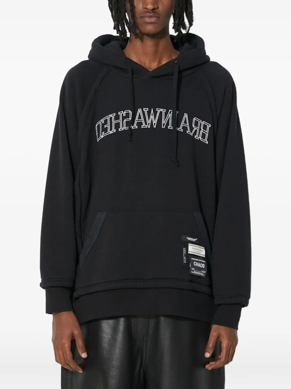 Undercover graphic-print hoodie | Black | Image 1