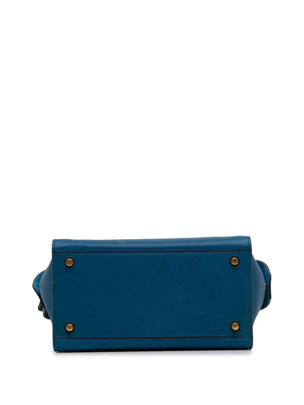Pre-owned Celine Medium Ring 手提包（2015年典藏款） In Blue