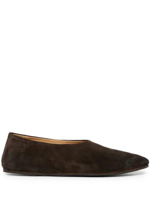 Marsèll almond-toe suede loafers