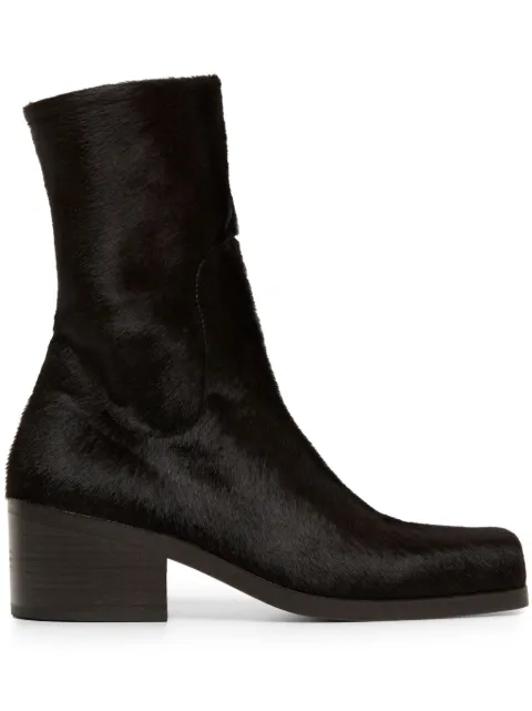 Marsèll bottes cuir de veau façon poulain