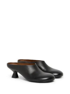 サンダル・ミュール marsell SS25 BAMA SABOT (MW8431 P032 61L) Women's Sandals: leather slippers, with heel, platform | Marsèll