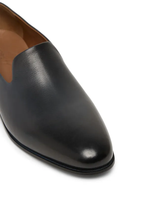 Marsèll almond-toe Leather Loafers | Black | FARFETCH
