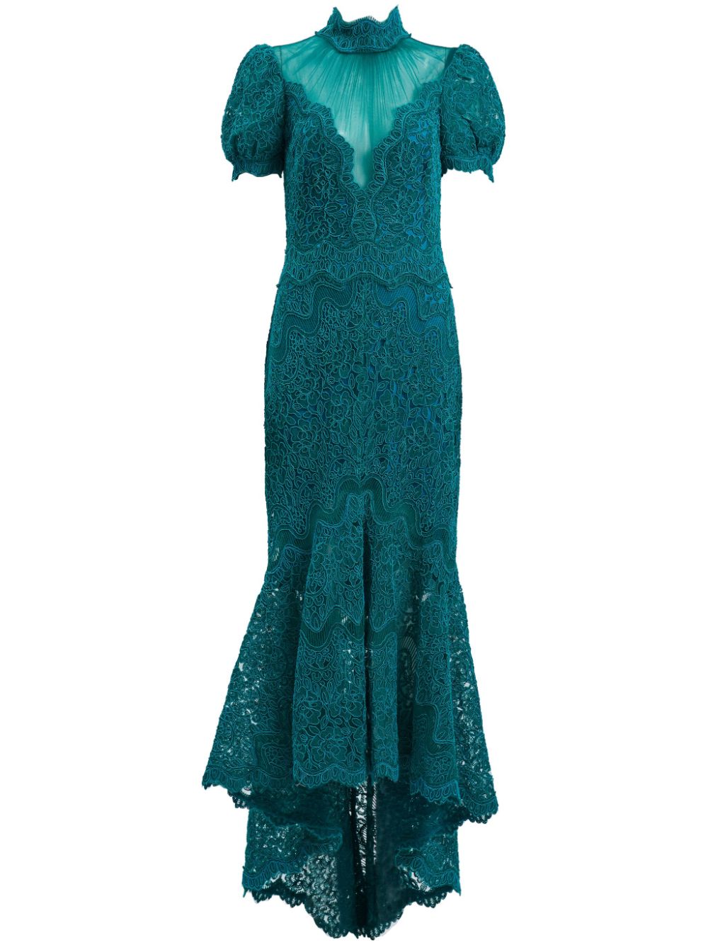 Tadashi Shoji Covina Embroidered Dress In Green