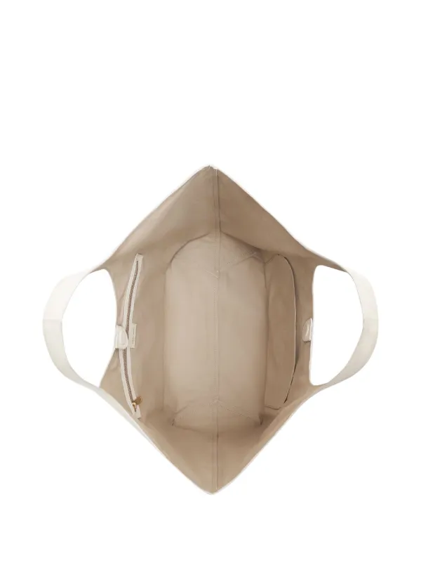 【関税込み】ANINE BING オフホワイト Lili トートバッグ ANINE BING Lili Tote Bag | Neutrals | FARFETCH