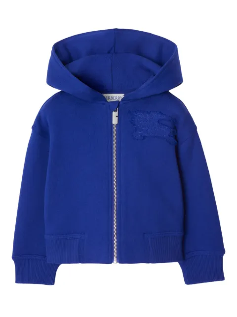 Burberry Kids EKD 棉拉链连帽衫