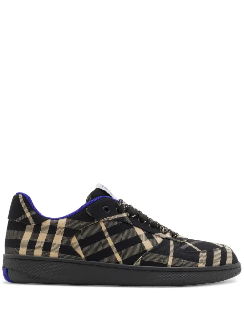 Baskets Terrace à carreaux - Burberry - Modalova