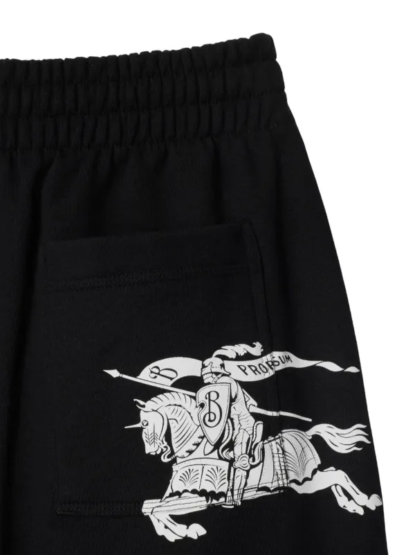 Burberry Bermuda Reta EKD De Algodão | Preto | FARFETCH BR