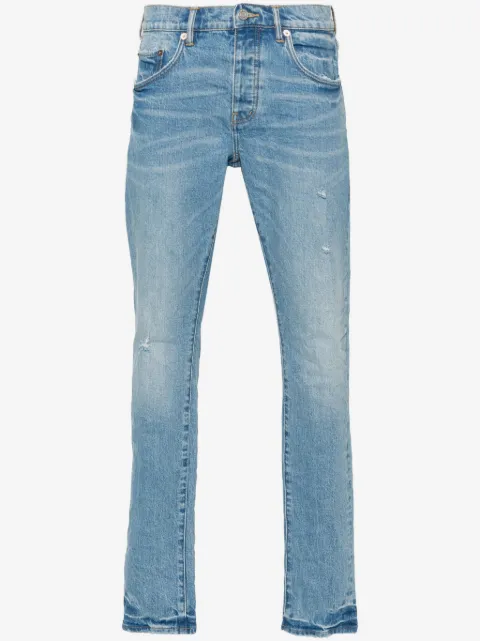 Purple Brand skinny jeans con efecto envejecido