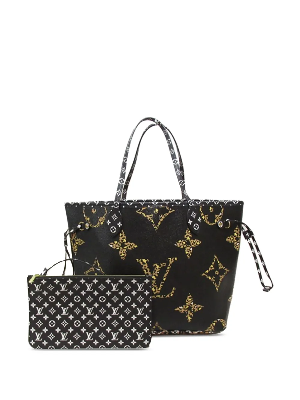 Louis Vuitton Pre-Owned 2019 Monogram Giant Jungle Neverfull MM tote bag – Black