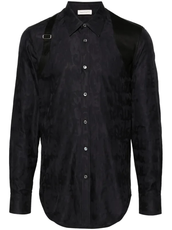 ALEXANDER MCQUEEN ブラック長袖シャツ 23843311_53921123_600.jpg