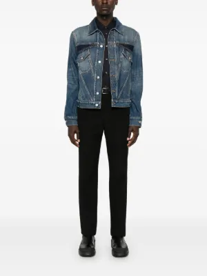 トリペット　Alexander McQueen デニムジャケット Alexander McQueen Denim Jacket | Blue | FARFETCH