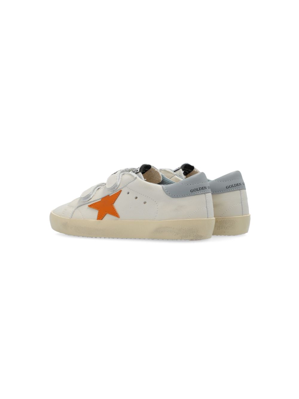 Golden Goose Kids Old School leren sneakers Wit