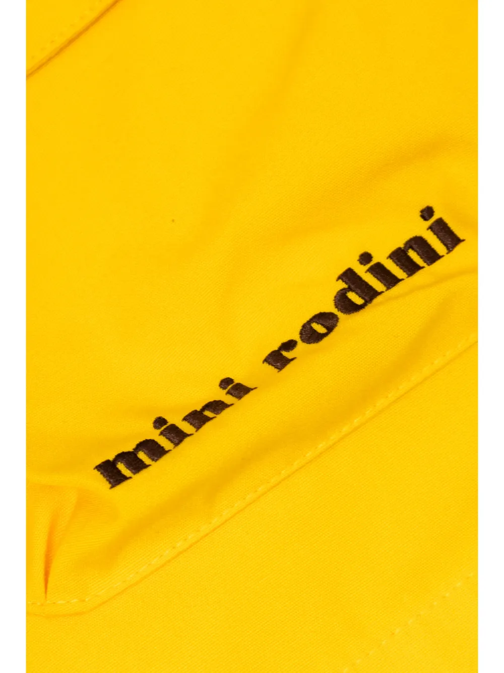 Mini Rodini Jack met Panda-applicatie en rits Geel