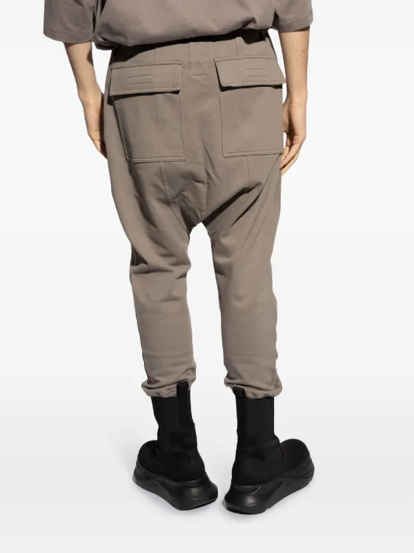 Rick Owens X Champion logo-embroidered Cotton Track Pants