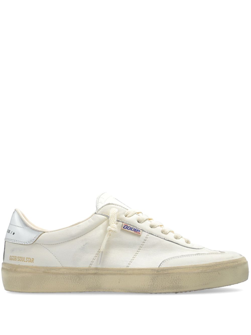 Shop Golden Goose Soul Star Trainers In White