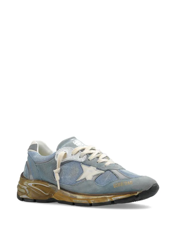 Golden Goose Running Dad Panelled Sneakers | Blue | FARFETCH