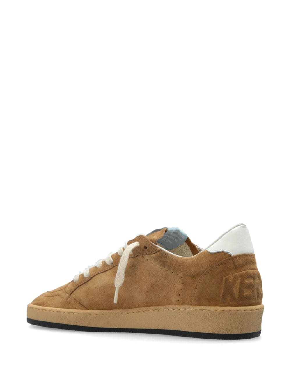 Shop Golden Goose Ball Star Star-patch Suede Sneakers In Braun