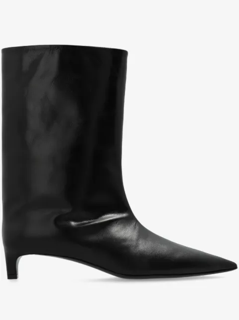 Jil Sander botas con puntera en punta