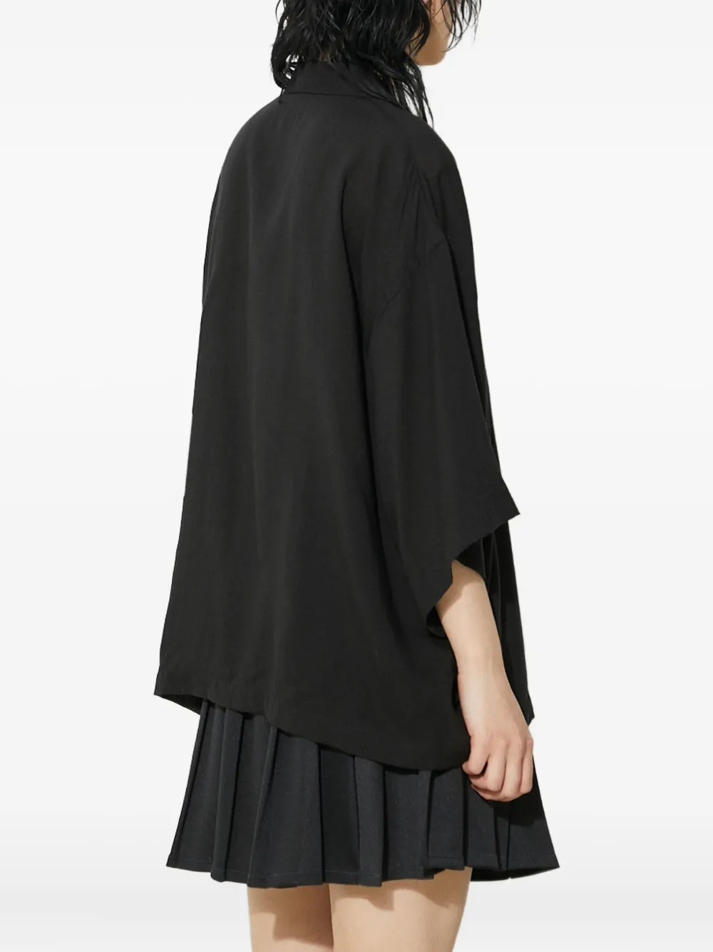 Undercover pocket-detail short-sleeve shirt Zwart