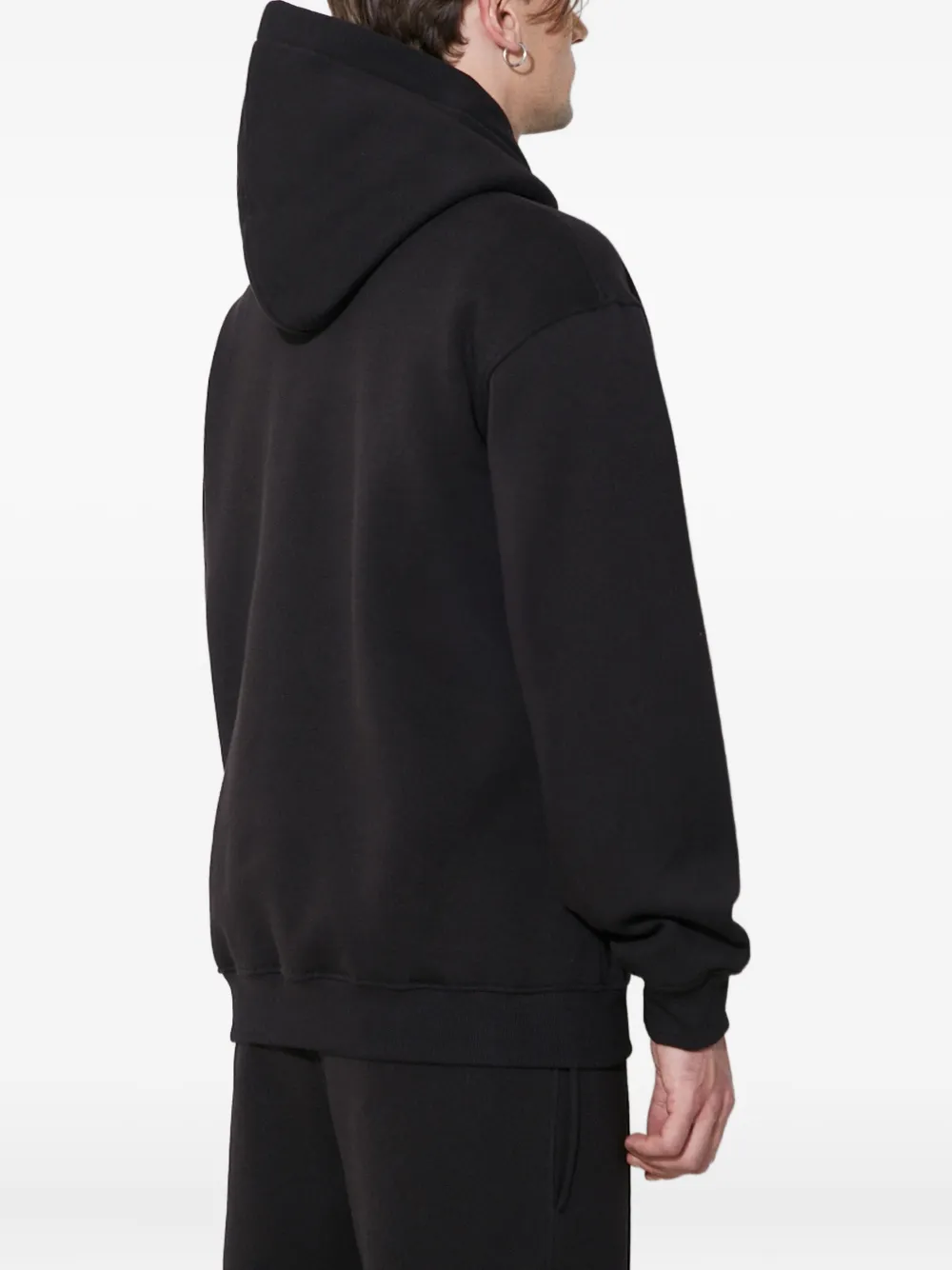 Neil Barrett Lightning Bolt Hoodie In Black
