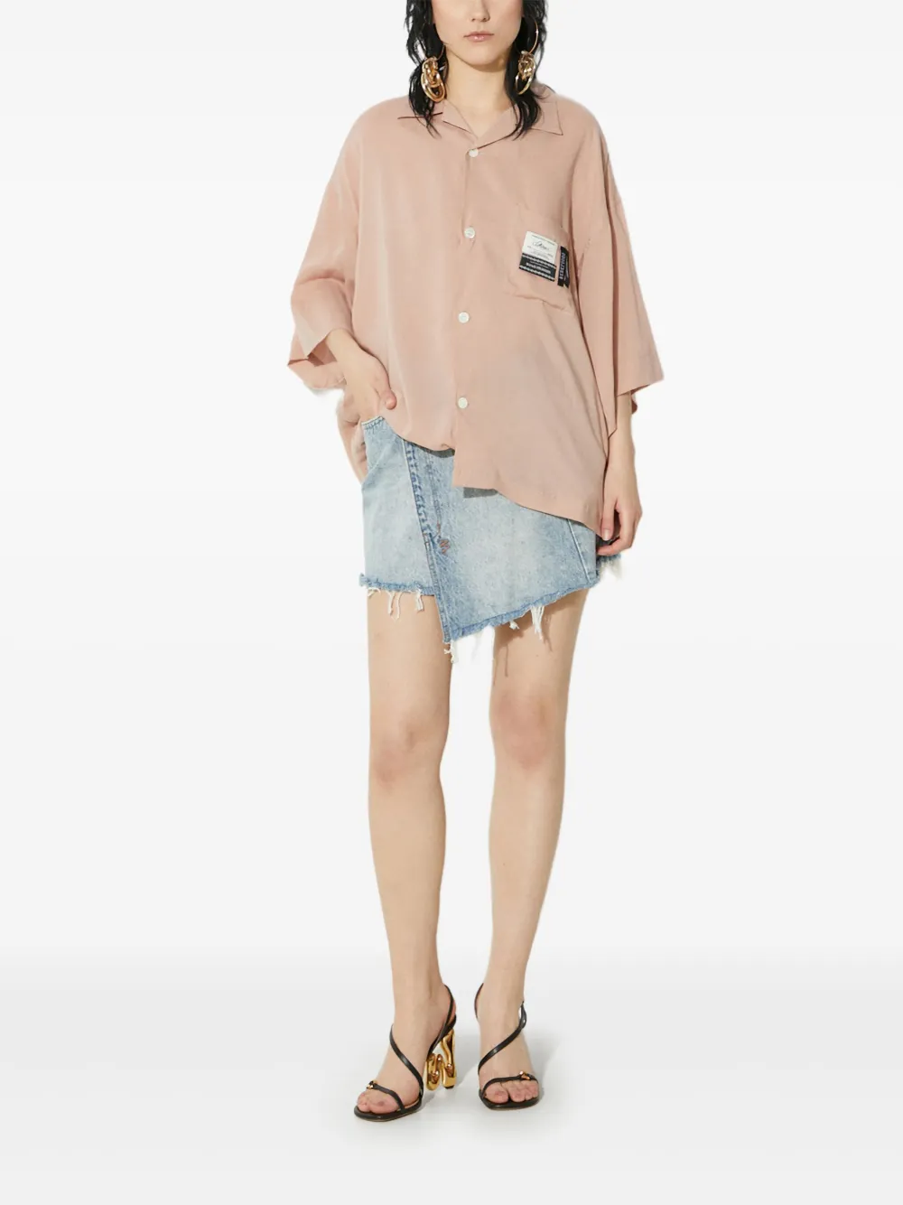 Undercover pocket-detail shirt Roze