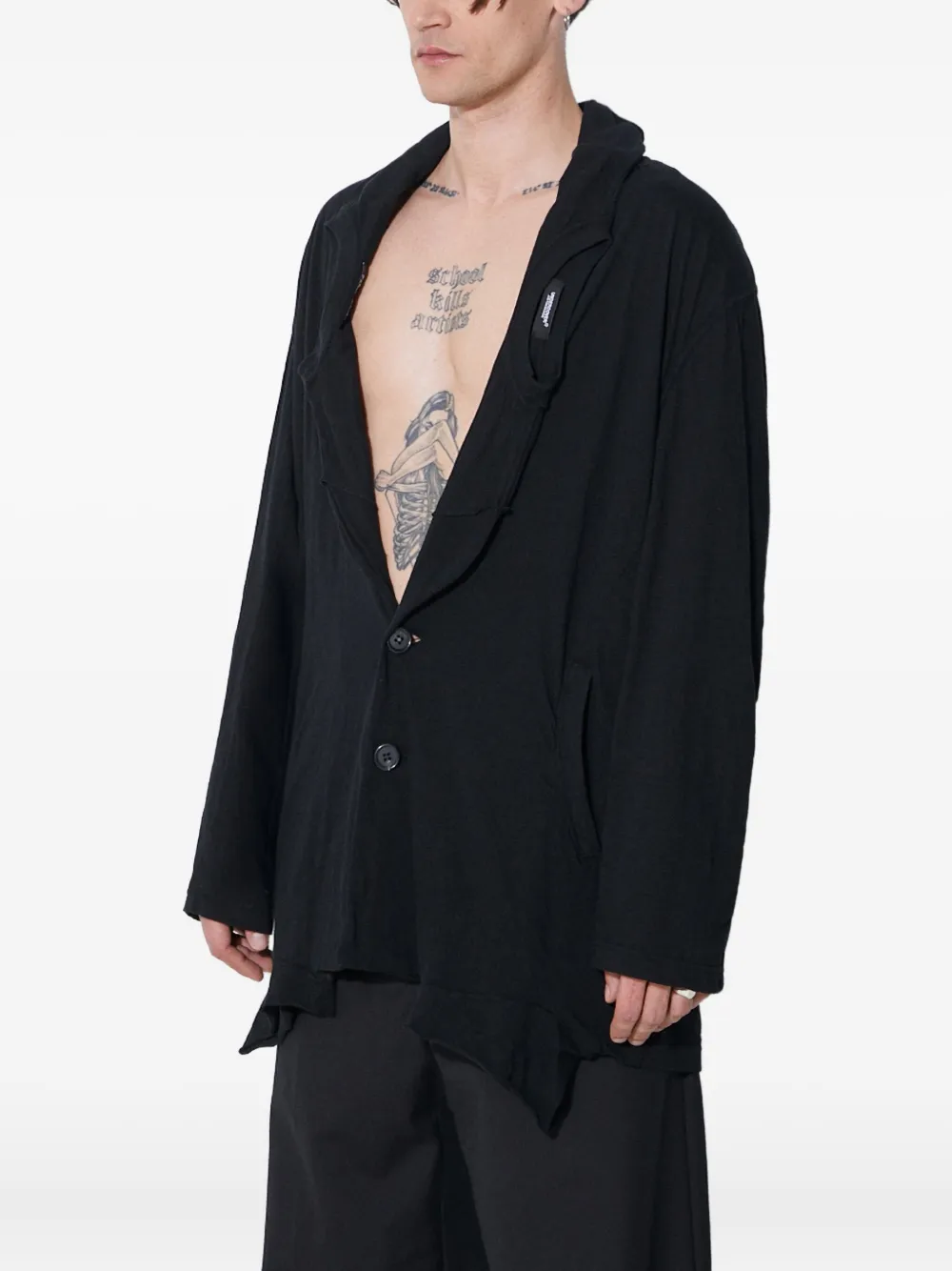 Undercover cotton jacket Zwart
