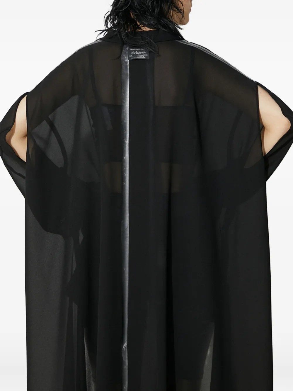 Undercover asymmetrical top Zwart