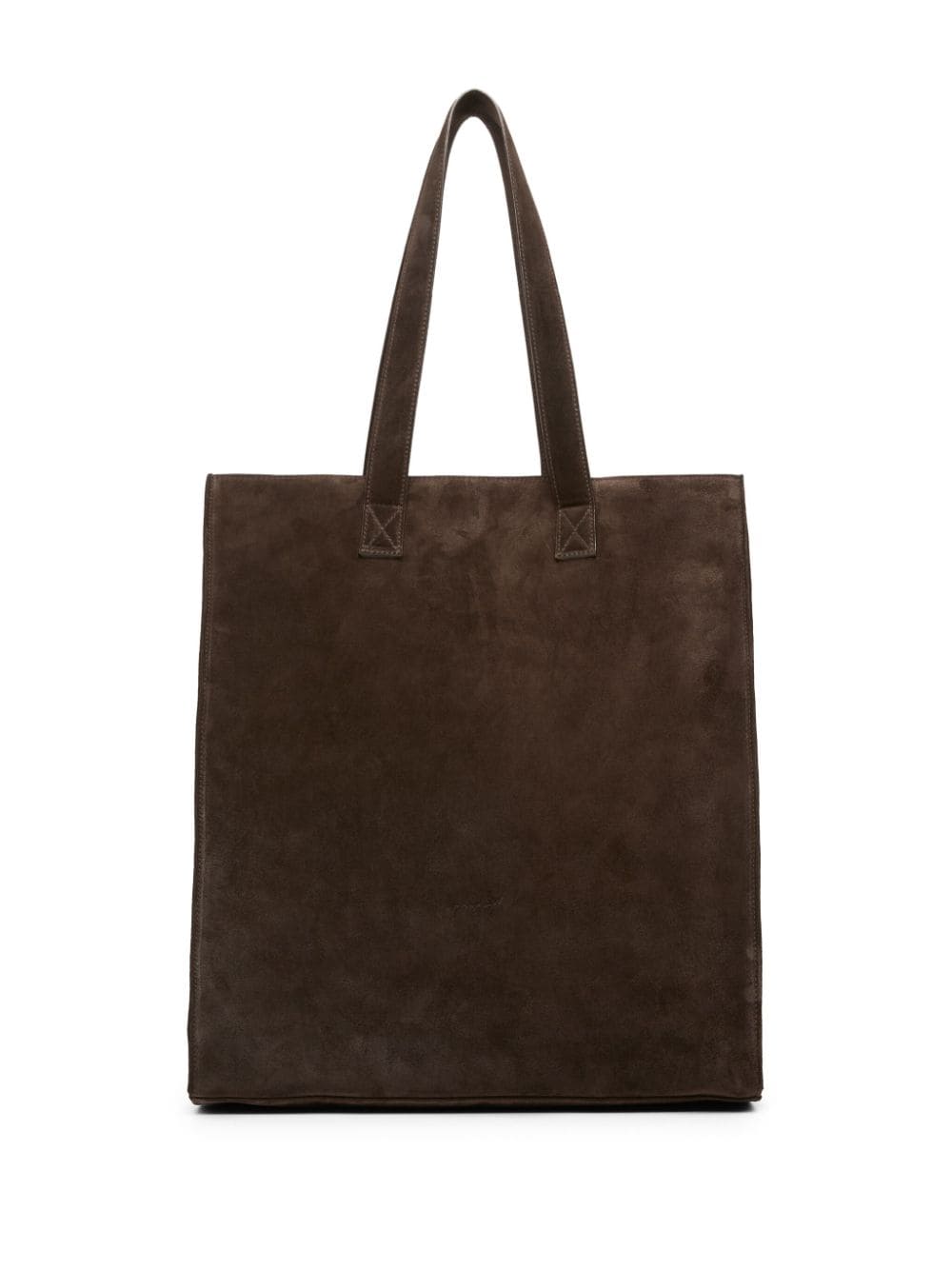 Shop Marsèll Panelled Suede Tote Bag In Brown