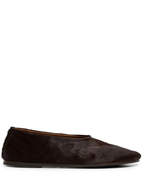 Marsèll Coltellaccio leather ballet flats