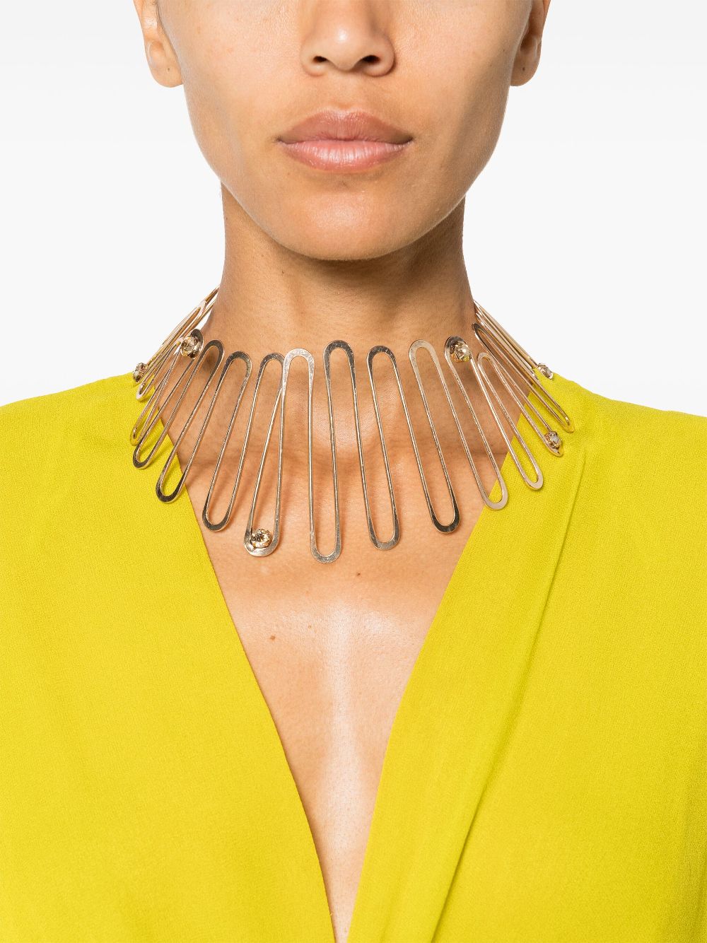 Max Mara Spring crystal-embellished choker Women