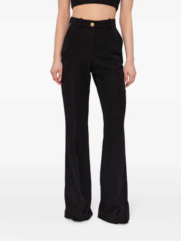 【送料&関税込】Balmain Pants In Black Wool Balmain Men's Pleated Wool Pants | Neiman Marcus