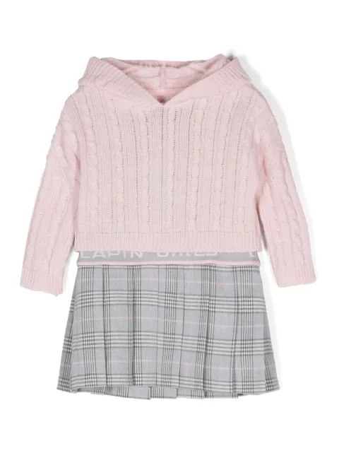 Lapin House Kleid-Set mit Falten