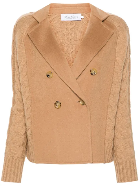 Max Mara Micio cable-knit cardigan