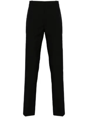 Alexander McQueenチャコールグレースラックスパンツ Alexander McQueen - アレキサンダーマックイーン ALEXANDER