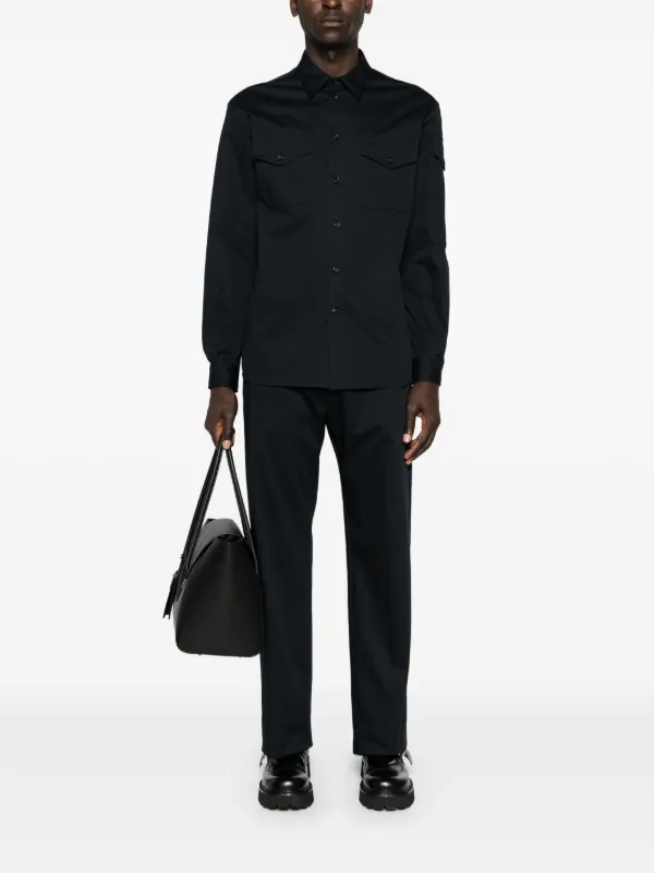 【送料&関税込】Alexander McQueen Straight Leg Trousers Alexander McQueen Tailored straight-leg Trousers | Blue