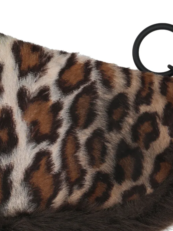 Fur leopard bag best sale