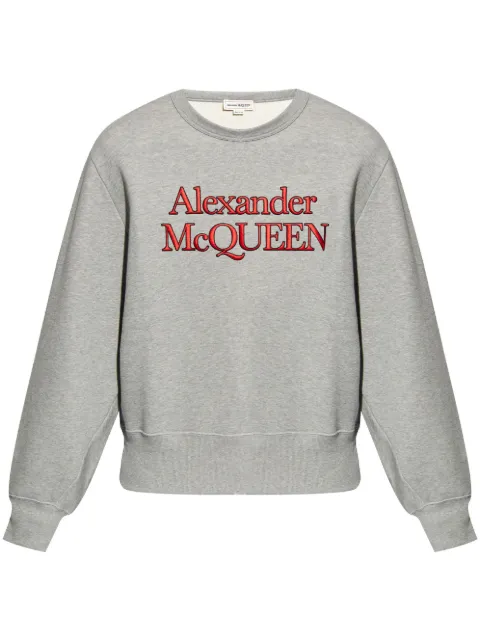 Alexander McQueen embroidered-logo sweatshirt