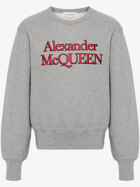 Alexander McQueen Sweatshirt mit Logo-Stickerei