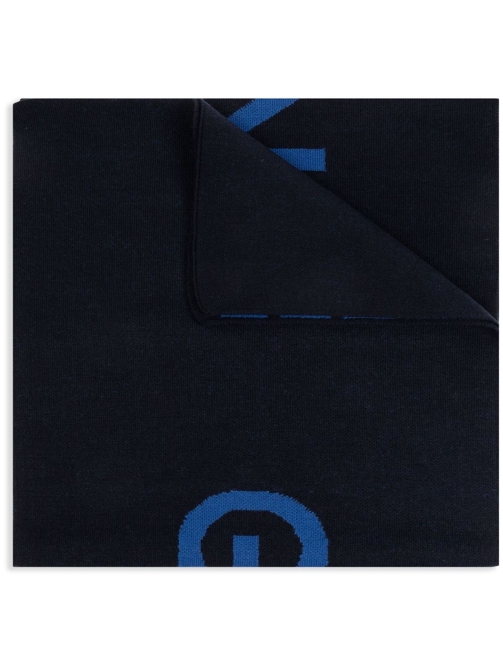 Givenchy logo-jacquard wool scarf Men