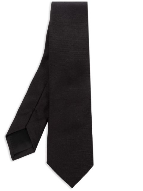 4G-embroidered silk tie