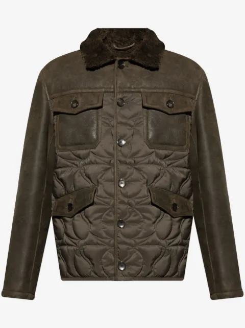 ETRO multi-pocket sheepskin jacket 