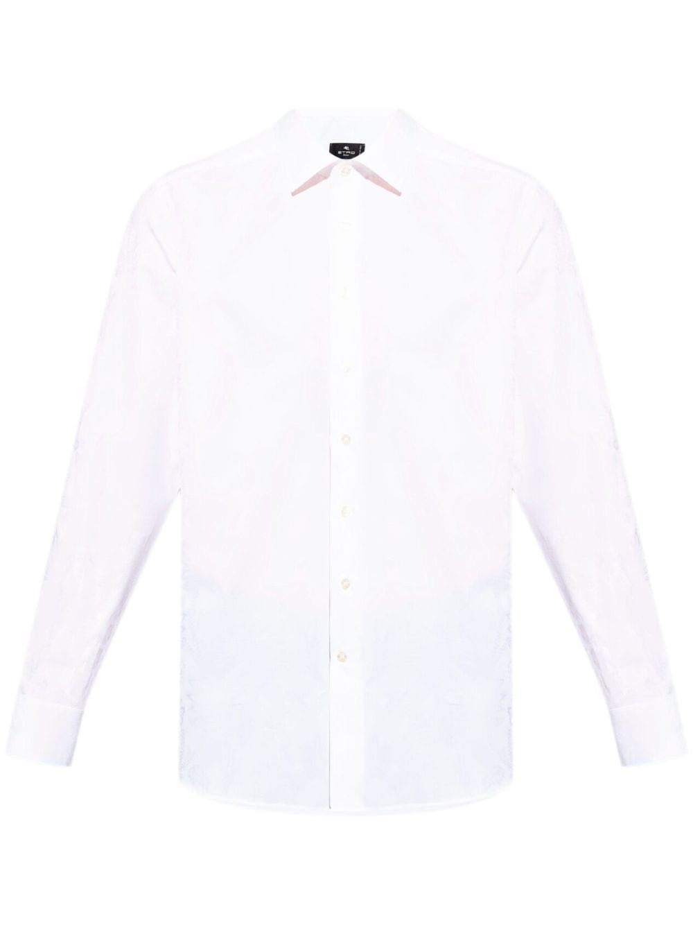 ETRO floral-print cotton shirt Wit