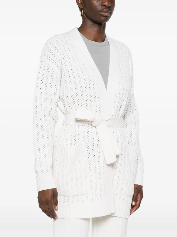 【送料&関税込】Max Mara Ivory Wool Blend Balzac Cardigan Max Mara Balzac Open Front Wool & Cashmere Cardigan | Nordstrom