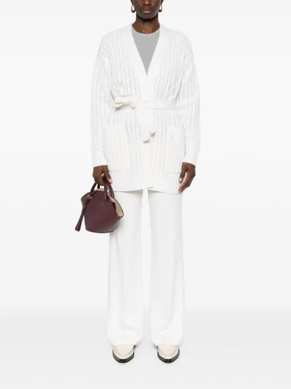Max Mara Balzac open-front Cardigan | White | FARFETCH