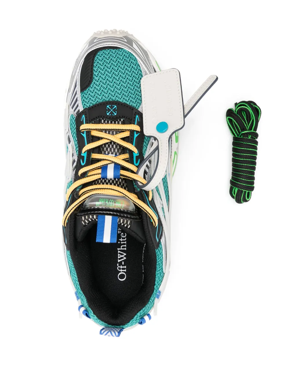 Off-white Be Right Back Sneakers In Green