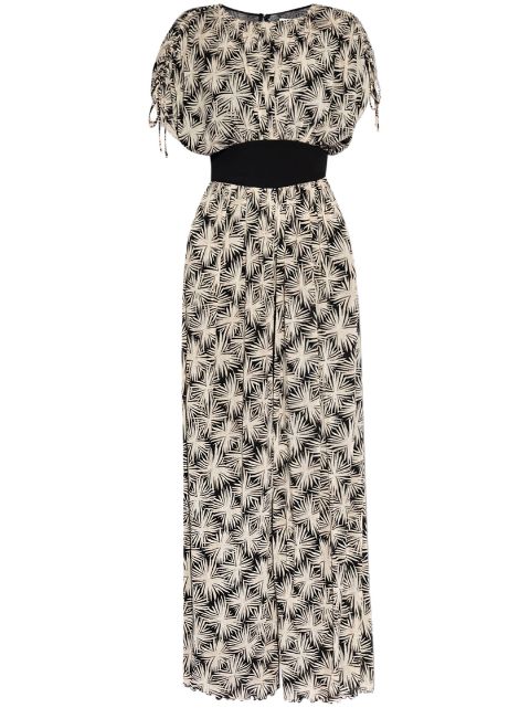 DVF Diane von Furstenberg Andra TIny Sea-print jumpsuit